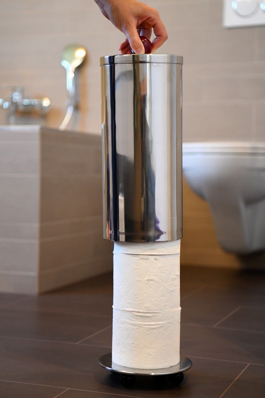 WC Papier Dispenser mit Kugelgriff 1